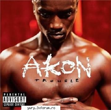 albume covers akon trouble