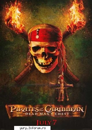 afise filme... pirates the caribbean: dead man's chest