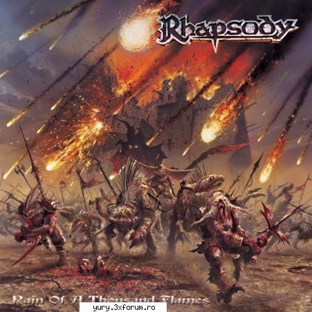 albume covers rhapsody rain thousand flames [2001]