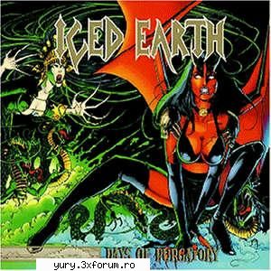 albume covers iced earth days purgatory [1997]