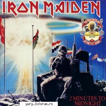 iron maiden - 2 minutes to midnight  albume covers
