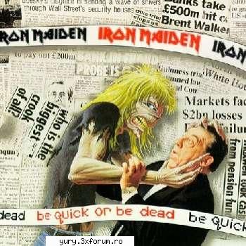 albume covers iron maiden quick dead [1992]