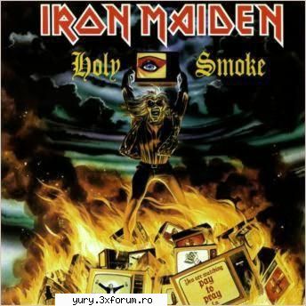 albume covers iron maiden holy smoke [1990]