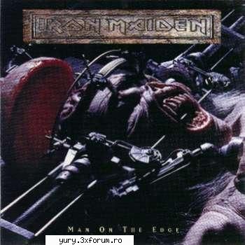 albume covers iron maiden man the edge [1995]