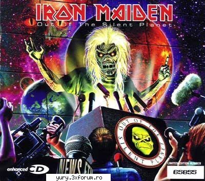 albume covers iron maiden out the silent planet [2000]