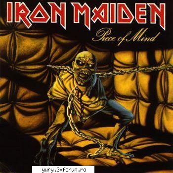 albume covers iron maiden piece mind [1983]
