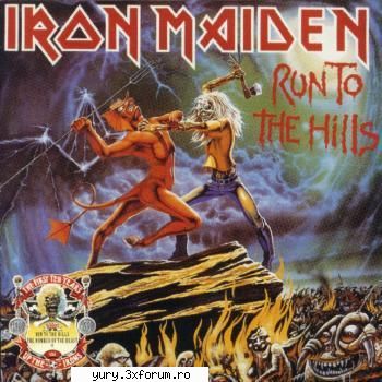 albume covers iron maiden run the hills [1982]