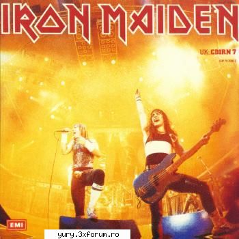 albume covers iron maiden running free (live) [1985]