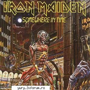 albume covers iron maiden somewhere time [1986]