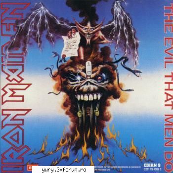 albume covers iron maiden the evil that men [1988]